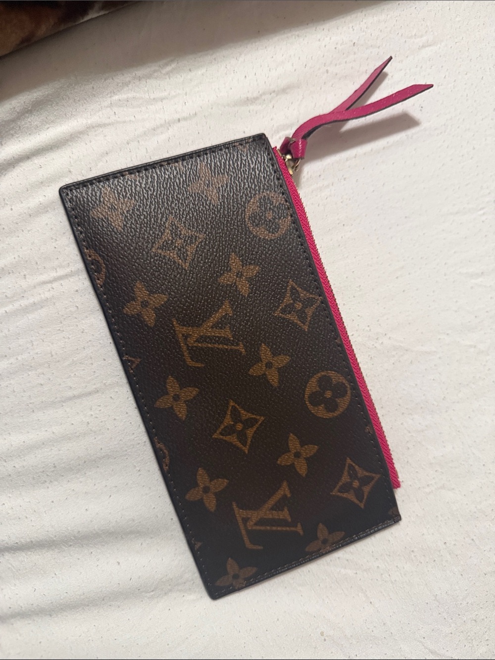 Women Wallet with Pink Accent